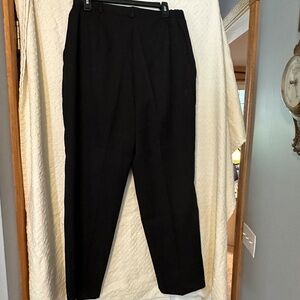 Sag Harbor  Size 16. Black Polyester Dress Pants.